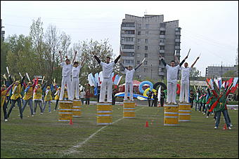 21 мая 2010 г., Барнаул   Открытие X летней Олимпийской недели в Барнауле