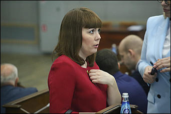 22 марта 2019 г., Барнаул. Екатерина Смолихина   Годовой отчет главы Барнаула Сергея Дугина в фотографиях Amic.ru