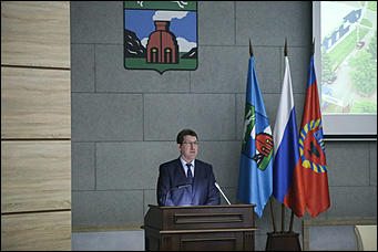 22 марта 2019 г., Барнаул. Екатерина Смолихина   Годовой отчет главы Барнаула Сергея Дугина в фотографиях Amic.ru