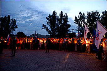 22 июня 2007 г., Барнаул   Митинг "Вечная память души" в Барнауле, посвященный годовщине начала ВОВ