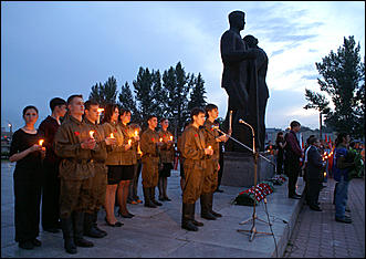 22 июня 2007 г., Барнаул   Митинг "Вечная память души" в Барнауле, посвященный годовщине начала ВОВ