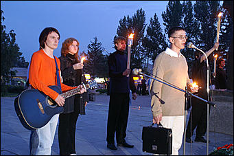 22 июня 2007 г., Барнаул   Митинг "Вечная память души" в Барнауле, посвященный годовщине начала ВОВ