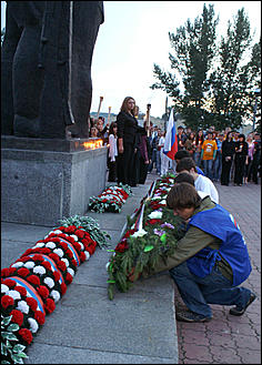 22 июня 2007 г., Барнаул   Митинг "Вечная память души" в Барнауле, посвященный годовщине начала ВОВ