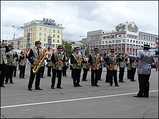 15 сентябрь 2012 г., Барнаул   Парад духовых оркестров