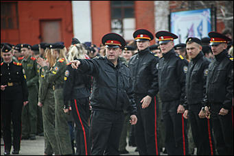 19 апреля 2019 г., Барнаул. Екатерина Смолихина   Первая репетиция парада Победы в Барнауле