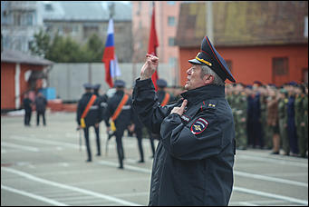 19 апреля 2019 г., Барнаул. Екатерина Смолихина   Первая репетиция парада Победы в Барнауле