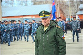 19 апреля 2019 г., Барнаул. Екатерина Смолихина   Первая репетиция парада Победы в Барнауле