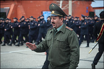 19 апреля 2019 г., Барнаул. Екатерина Смолихина   Первая репетиция парада Победы в Барнауле