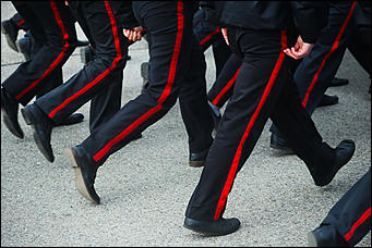 19 апреля 2019 г., Барнаул. Екатерина Смолихина   Первая репетиция парада Победы в Барнауле