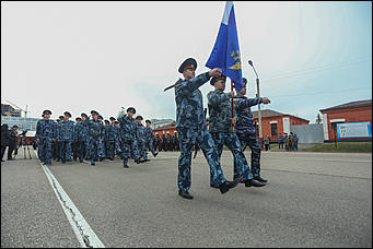 19 апреля 2019 г., Барнаул. Екатерина Смолихина   Первая репетиция парада Победы в Барнауле