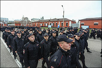 19 апреля 2019 г., Барнаул. Екатерина Смолихина   Первая репетиция парада Победы в Барнауле