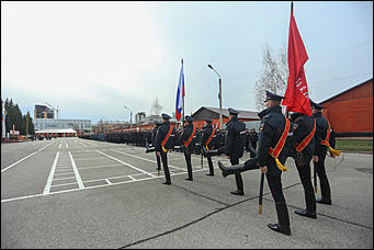 19 апреля 2019 г., Барнаул. Екатерина Смолихина   Первая репетиция парада Победы в Барнауле