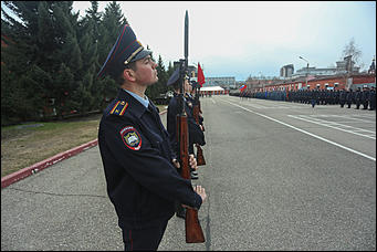 19 апреля 2019 г., Барнаул. Екатерина Смолихина   Первая репетиция парада Победы в Барнауле