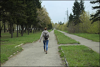 16 мая 2018 г., Барнаул. Екатерина Смолихина   Барнаульский парк "Победа" в ожидании новой жизни