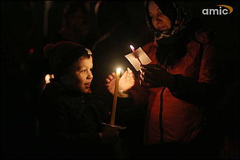 9 апреля 2018 г., Барнаул. Екатерина Смолихина   Свечи, куличи и хороводы: барнаульская Пасха в объективе Amic.ru