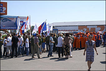 19 июля 2007 г., Барнаул   Торжественная церемония открытия Павловского тракта в Барнауле