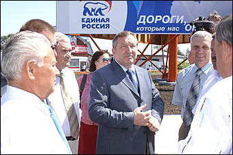 19 июля 2007 г., Барнаул   Торжественная церемония открытия Павловского тракта в Барнауле