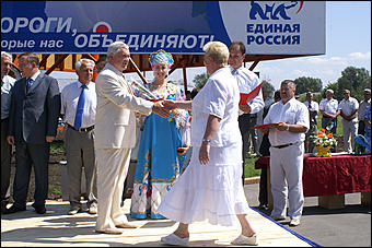 19 июля 2007 г., Барнаул   Торжественная церемония открытия Павловского тракта в Барнауле