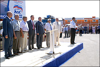 19 июля 2007 г., Барнаул   Торжественная церемония открытия Павловского тракта в Барнауле