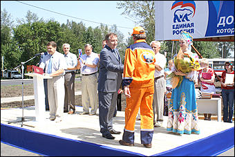 19 июля 2007 г., Барнаул   Торжественная церемония открытия Павловского тракта в Барнауле