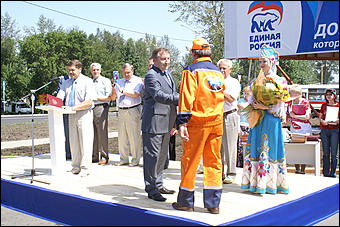 19 июля 2007 г., Барнаул   Торжественная церемония открытия Павловского тракта в Барнауле