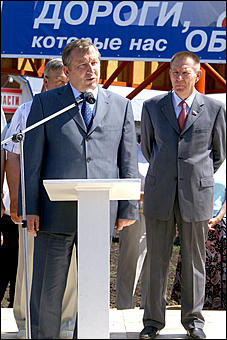 19 июля 2007 г., Барнаул   Торжественная церемония открытия Павловского тракта в Барнауле