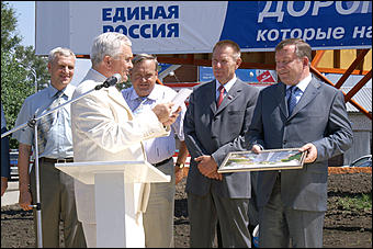 19 июля 2007 г., Барнаул   Торжественная церемония открытия Павловского тракта в Барнауле