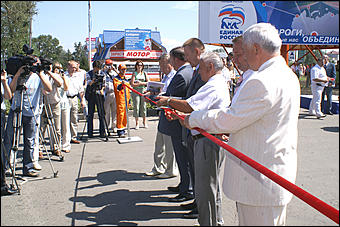 19 июля 2007 г., Барнаул   Торжественная церемония открытия Павловского тракта в Барнауле