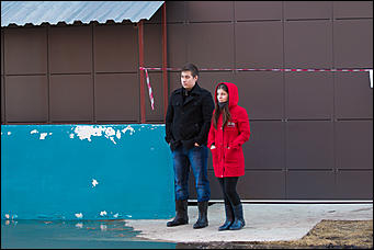 1 апрель 2016 г., Барнаул © Амител Вячеслав Мельников Наводнение на улицах Взлетная и Солнечная поляна. Фоторепортаж