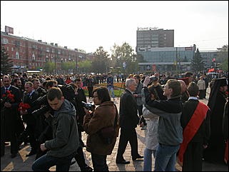 9 мая 2009 г., Барнаул   Возложение цветов к Мемориалу Славы