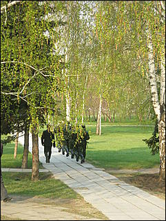 9 мая 2009 г., Барнаул   Возложение цветов к Мемориалу Славы