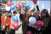 1 мая 2010 г., Барнаул   Красно-синий Первомай в Барнауле