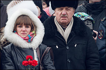 15 февраль 2016 г., Барнаул © Амител Вячеслав Мельников   Мемориальную доску в честь погибших военных открыли и освятили в Барнауле