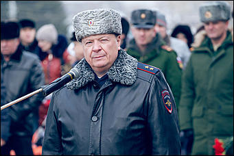 15 февраль 2016 г., Барнаул © Амител Вячеслав Мельников   Мемориальную доску в честь погибших военных открыли и освятили в Барнауле