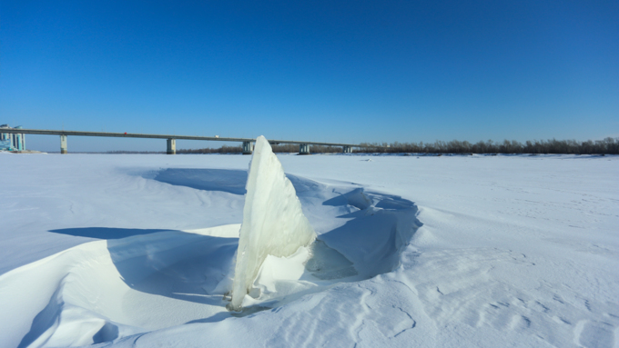 8 февраля 2019 г., Барнаул. Екатерина Смолихина   Шагать по воде: фотопрогулка по замерзшей Оби