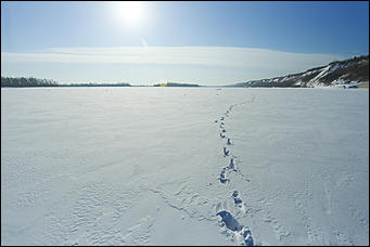 8 февраля 2019 г., Барнаул. Екатерина Смолихина   Шагать по воде: фотопрогулка по замерзшей Оби