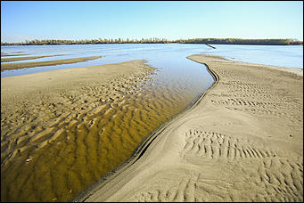 16 октября 2019 г., Барнаул. Екатерина Смолихина   Нежный октябрь: солнечная фотопрогулка вдоль обмелевшей Оби