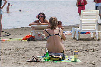 7 июль 2016 г., Барнаул © Амител Вячеслав Мельников   Купайтесь! Городской пляж в Барнауле пережил второе открытие