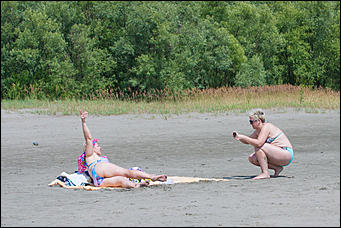 7 июль 2016 г., Барнаул © Амител Вячеслав Мельников   Купайтесь! Городской пляж в Барнауле пережил второе открытие