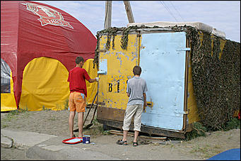 26 июня 2007 г., Барнаул   Барнаульский городской пляж за 2 дня до открытия