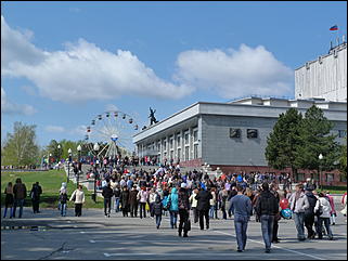 9 мая 2012 г., Барнаул   Празднование Дня Победы в Барнауле