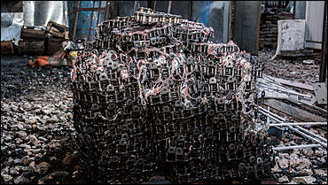 2 февраль 2016 г., Барнаул © Амител Вячеслав Мельников   Цех литейного завода после пожара