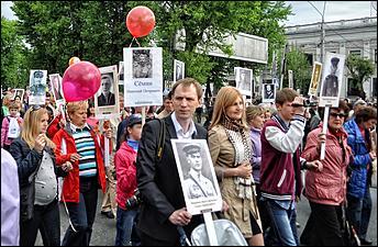 9 мая 2014 г., Барнаул   Акция "Бессмертный полк" 