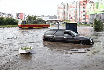 26 июль 2016 г., Барнаул   Алтайская Венеция: Барнаул снова затопило дождем
