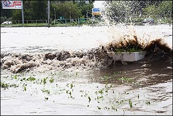 26 июль 2016 г., Барнаул   Алтайская Венеция: Барнаул снова затопило дождем