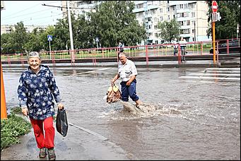 26 июль 2016 г., Барнаул   Алтайская Венеция: Барнаул снова затопило дождем