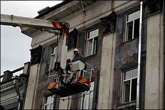 26 июля 2006 г., Барнаул   Пожар в химкорпусе АлтГУ,
фото Ольги Комиссаровой