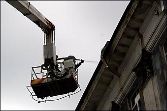 26 июля 2006 г., Барнаул   Пожар в химкорпусе АлтГУ,
фото Ольги Комиссаровой