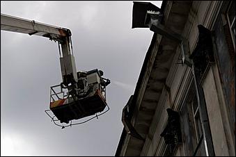 26 июля 2006 г., Барнаул   Пожар в химкорпусе АлтГУ,
фото Ольги Комиссаровой