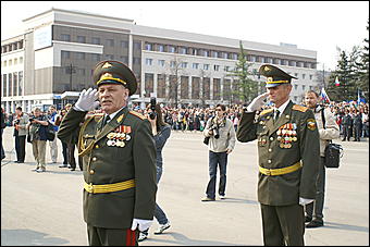 9 мая 2009 г., Барнаул   Парад Победы в Барнауле